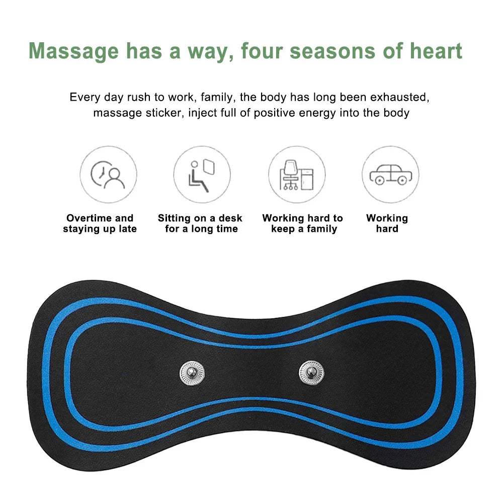 10/20Pcs EMS Muscle Stimulator Sticke Neck Massage Patch Replacement Trainer Hip Exerciser Slimming Tens Body Massager Gel Padsr