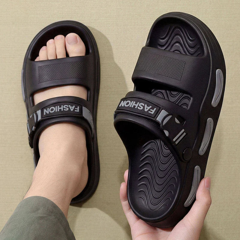 Thick Bottom Men's Sport Sandals Summer 2026 Outdoor Non Slip Drive Beach Sandles Men Lightweight Comfort Eva Platform Slippers
