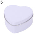 Heart Shape Metal Box Aluminum Tin Jar for Cream Balm Nail Candle Cosmetic Container Refillable Tea Cans Candy Packaging Box 1Pc