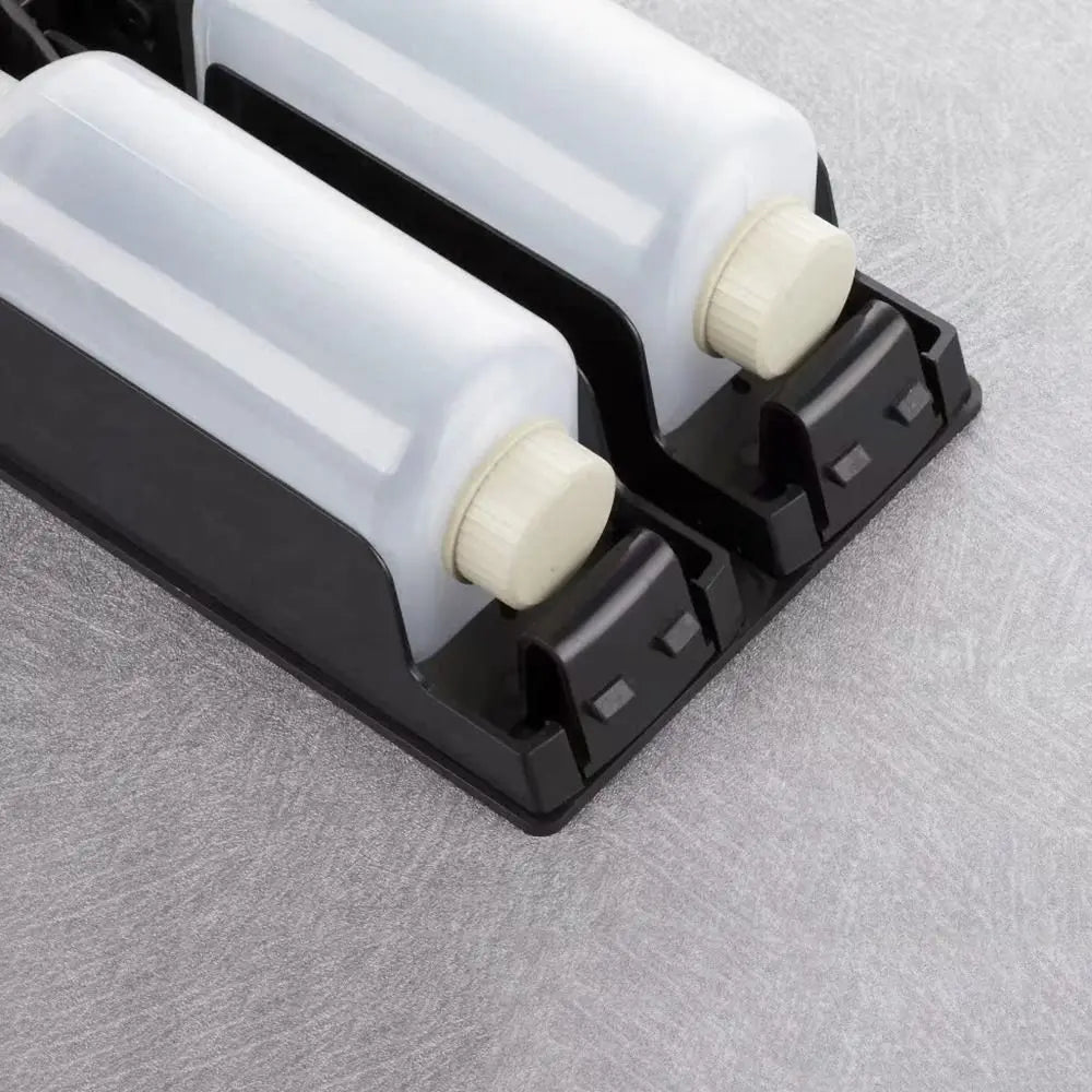 Manual Press Wall Mounted Soap Dispenser Refillable Lock Lotion Soap Container Large Capacity Space Saving Shampoo Liquid Bottle