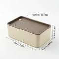 Stackable Plastic Lunch Box For Kids Students Portable Bento Box Microwave Safe Refrigerator Sealed Food Storage Container