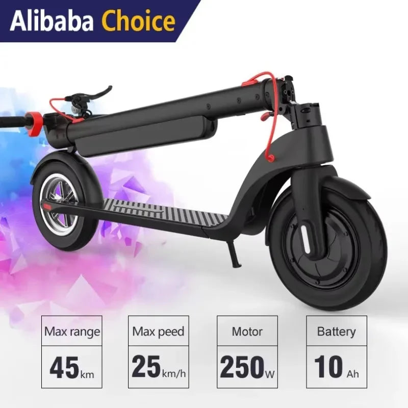 Shipping the 10 Inch High Power Motor 45KM EScooter Removable Lithium Battery Electronic Two Wheels Electric