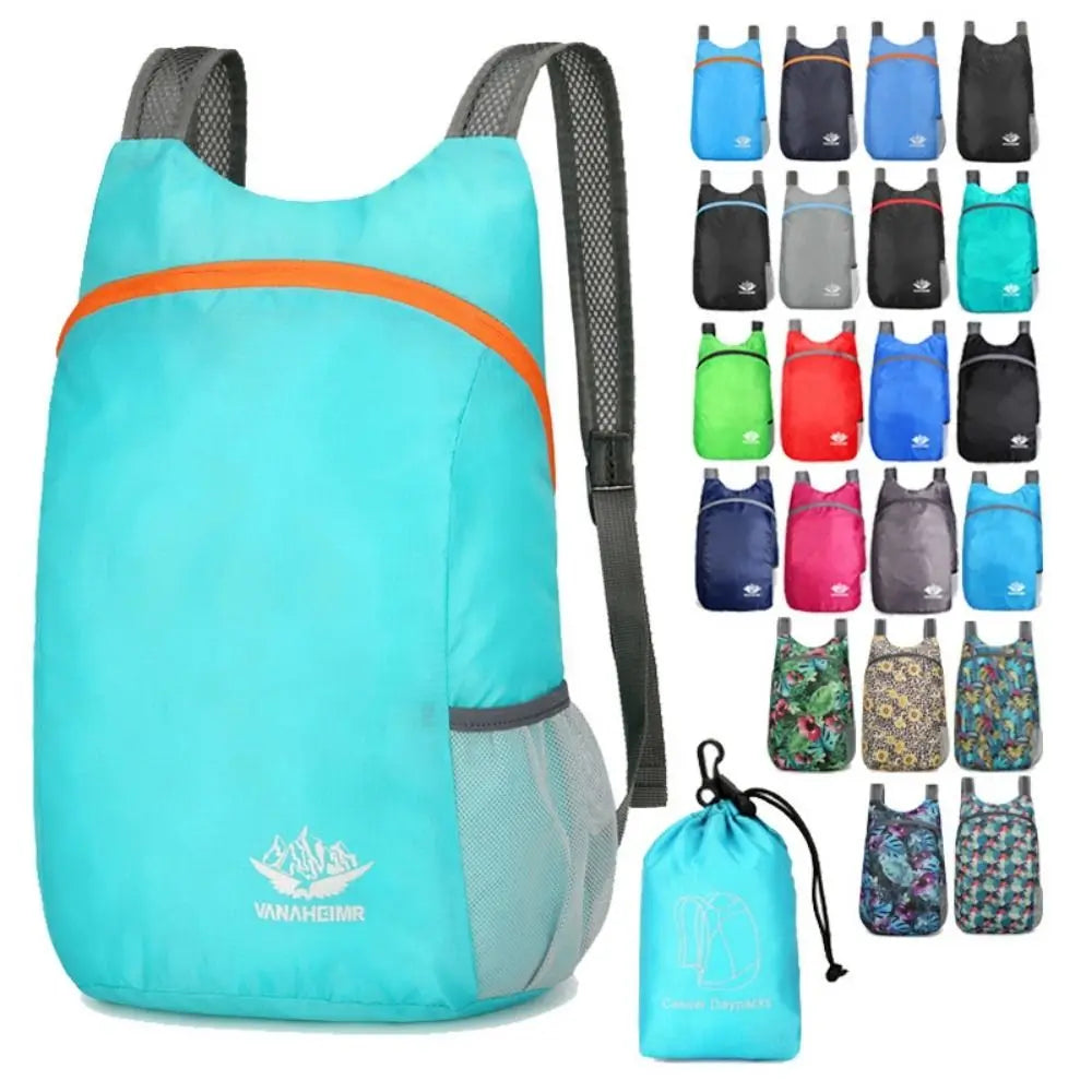 20L Large Capacity Mountaineering Packable Backpack Lightweight Ultralight Sports Travel Daypack Bag Waterproof Foldable