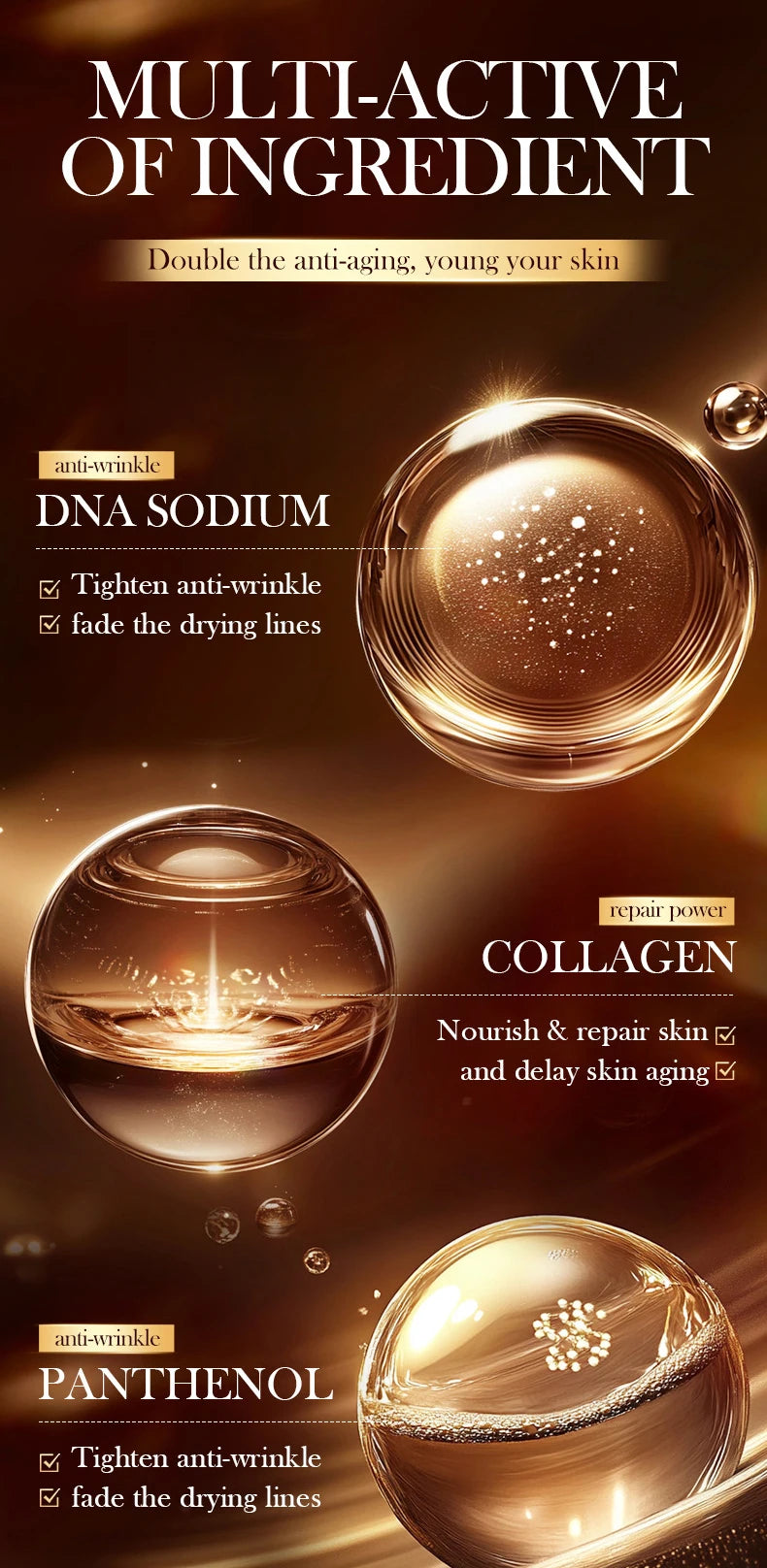 Luxury Caviar Essence Anti-aging Cream Wrinkle Removal Collagen Firming Lifting Elastic Facial  Skin Care Korean Cosmetics 30g