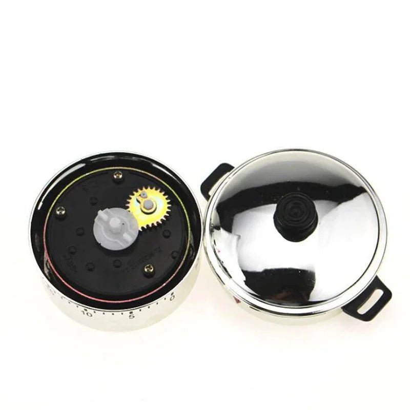 Household 60 Minutes Mechanical Timer Novelty Countdown Cooking Clock Alarm Time Reminder Kitchen Gadgets Countdown Kitchen Bell