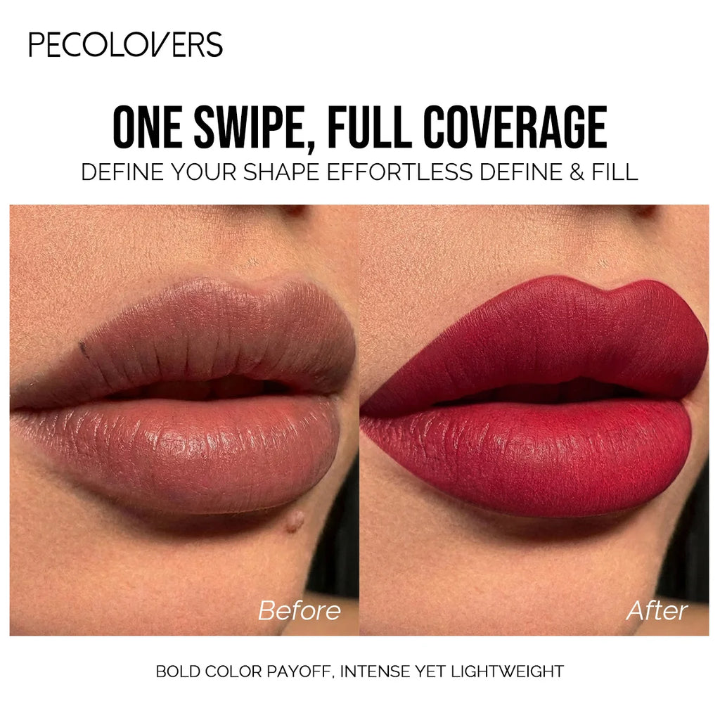 6PCS/SET Velvet Matte Lip Crayon Light Non Dry Texture Even Color Payoff Waterproof Fade Resistant Lip Pen Compact Packaging Neutral Daily Shades Basic Lip Cosmetic Kit For Makeup Beginners