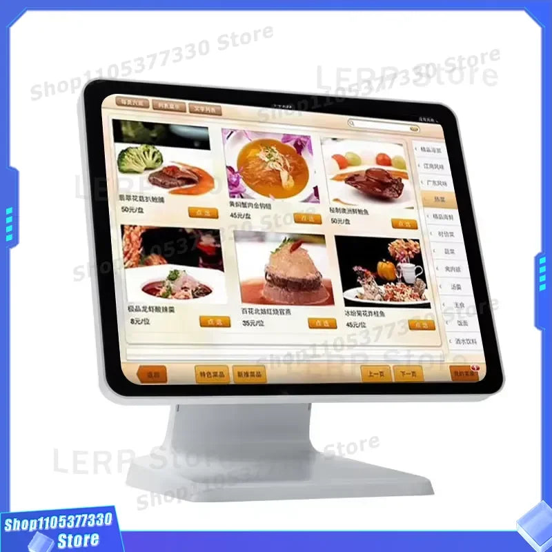 15 Inch POS System Terminal with Thermal Printer Scanner and Cash Drawer for Restaurant Billing Invoicing Machine Retail Shop