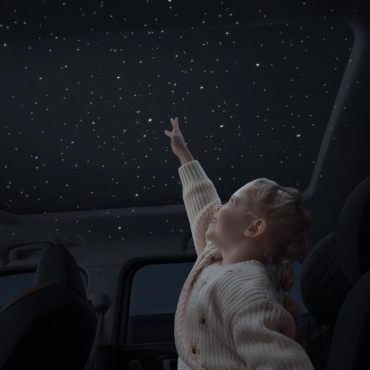 USB Car Atmosphere Projector Light Car Interior Ambient Light LED Starry Star Light Party Decor Romantic Saturn Galaxy Light