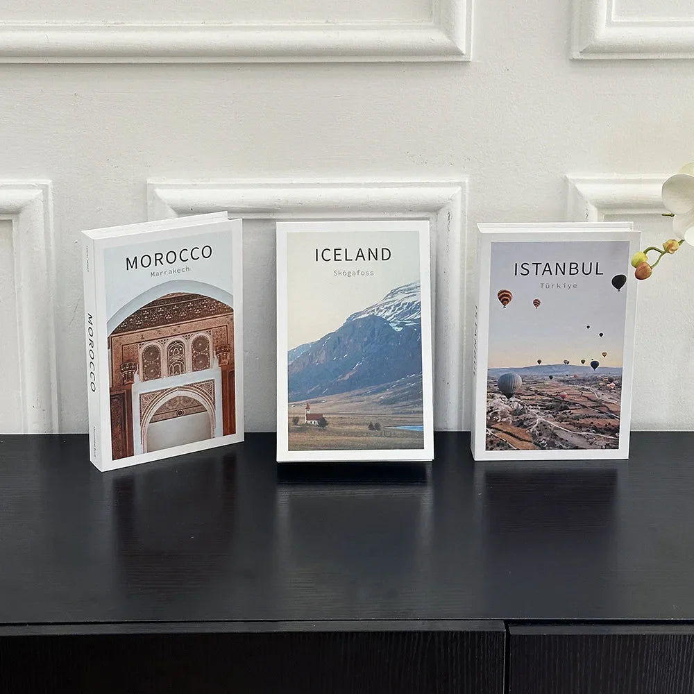 Minimalist Modern Decorative Fake Books Props for Living Home Decoration Modern Room Office Coffee Table Aesthetics Ornaments