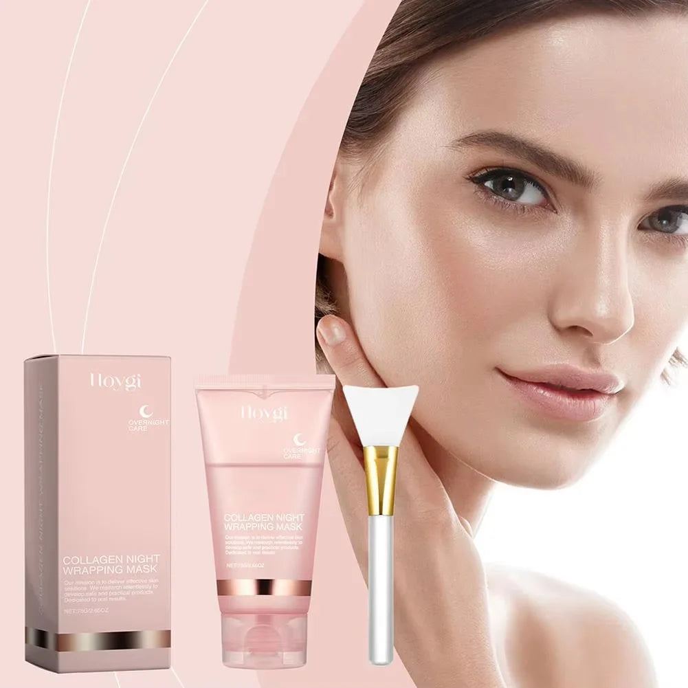 Collagen Tear-Off Mask Overnight Wrapping Mask Deeply Hydrates Reduces Sagging Dullness Moisturize Firming Mask Korean Skin Care