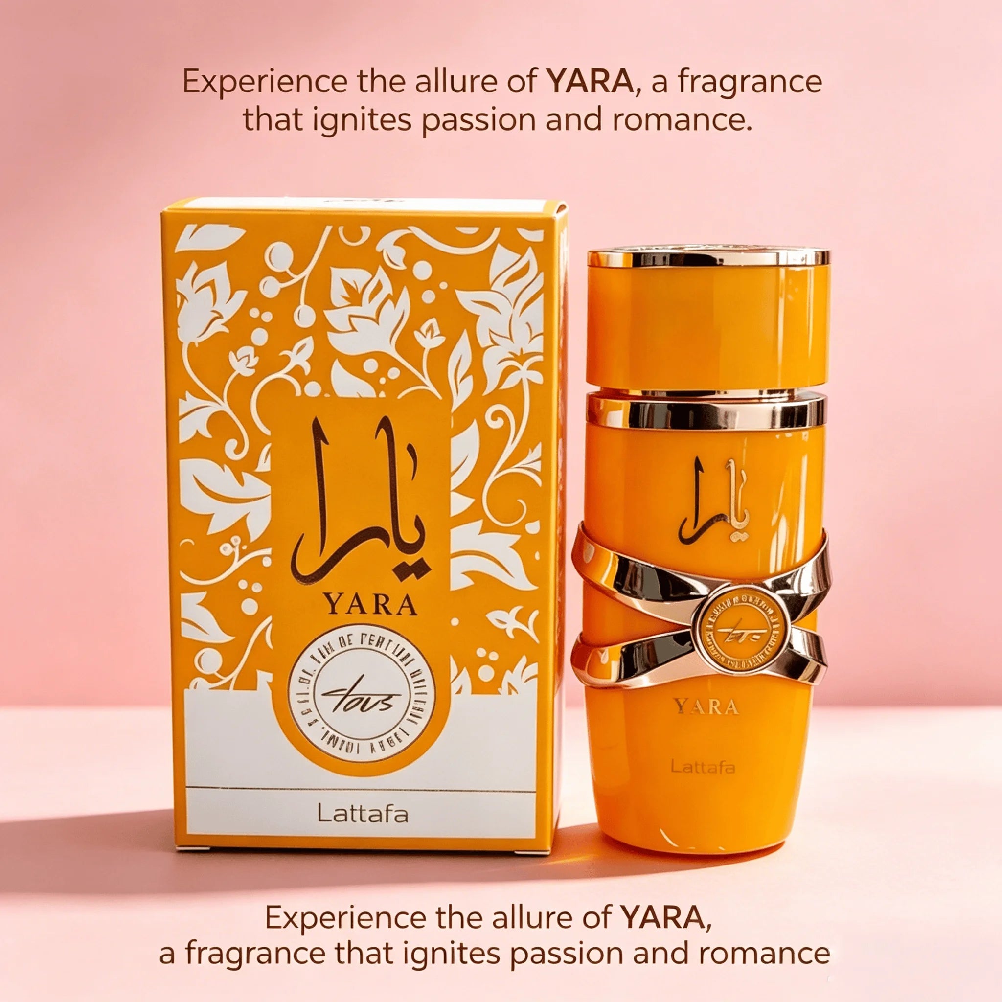 Lattafa Yara Tous Luxury Women’s EDP, Tropical Floral Fruity Vanilla Fragrance, Long Projection Daily Scent, 3.40OZ/100ml Ideal Valentine’s Day Gift for Women