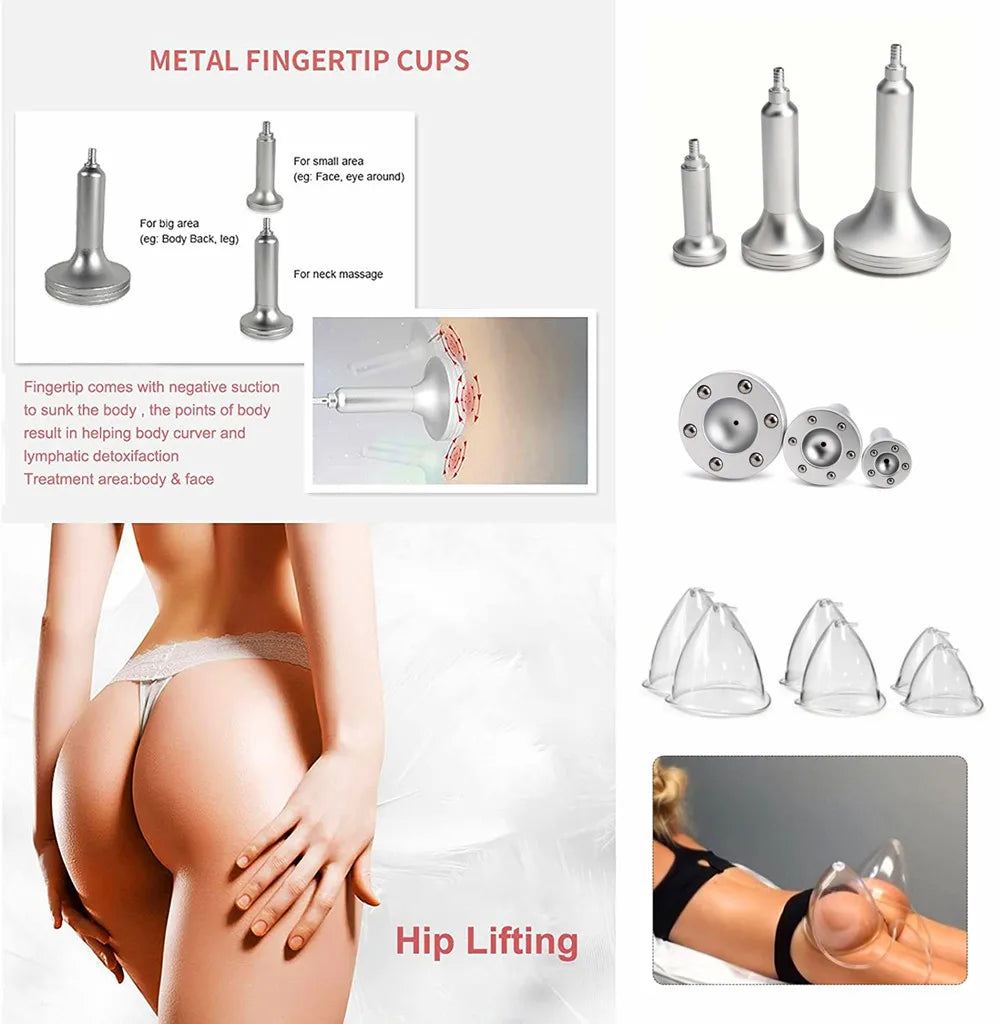 AOKO Vacuum Massage Face Lifting Beauty Machine Breast Enlargement Machine Pump Cup Massager Body Shaping Butt Lifting Device