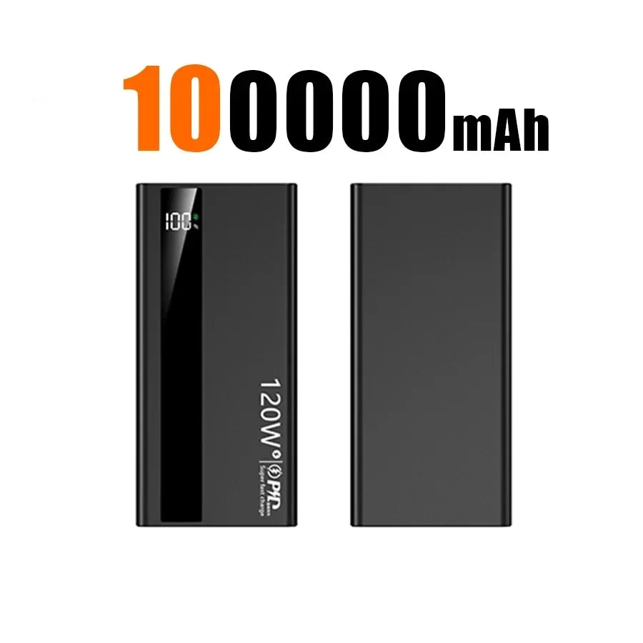500000mAh Power Bank 120W Fast Charging Large Capacity Power Bank PD 20W Suitable For All Mobile Phones Long Endurance