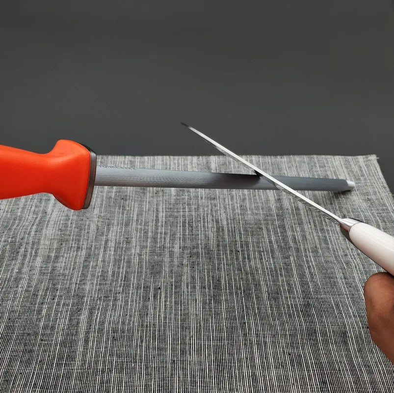 Diamond Sharpening Rod Tungsten Steel Carbon Steel  Kitchen Gadgets Slaughterhouse Butcher Ceramic Household Knife Sharpener