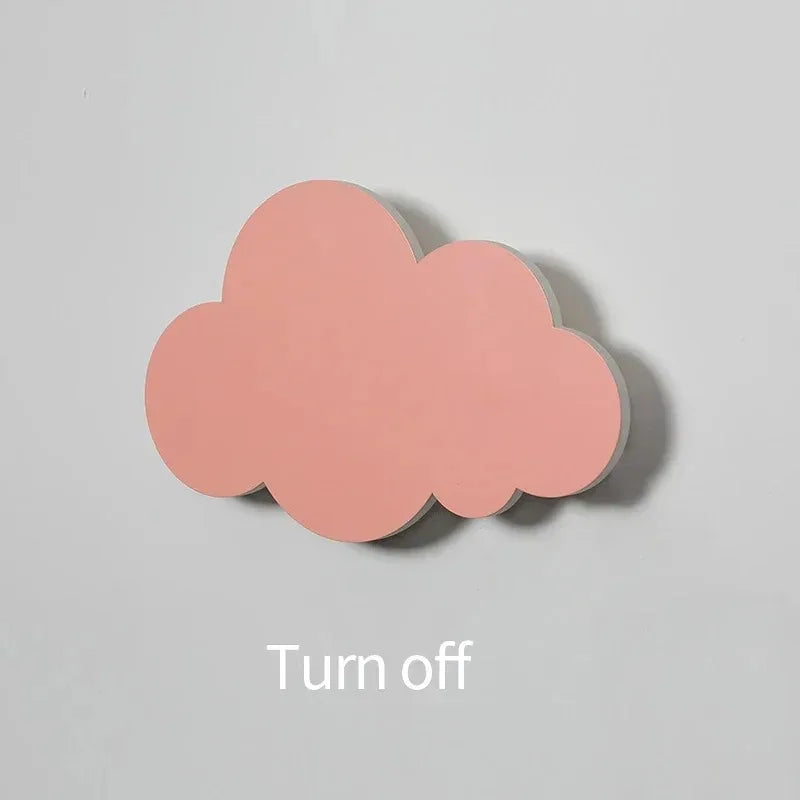 LED Cloud Wall Lamp Touch Control Dimmable Modern Wall Light for Kids Children's Bedroom Living Room Decor 220v
