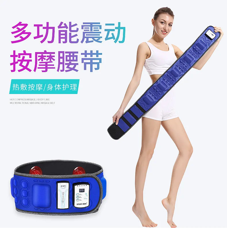 Portable Lazy Fitness Fat Slinger Belt Vibration Shaping Beauty Body Slimming and Abdominal Compression Machine Vibration Plate