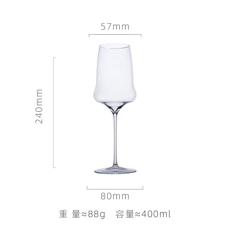 Transparent Thin Cloud Red Wine Glasses Goblets Light Luxury Crystal Glasses Burgundy Wine Glasses Champagne Glasses Thin Stems