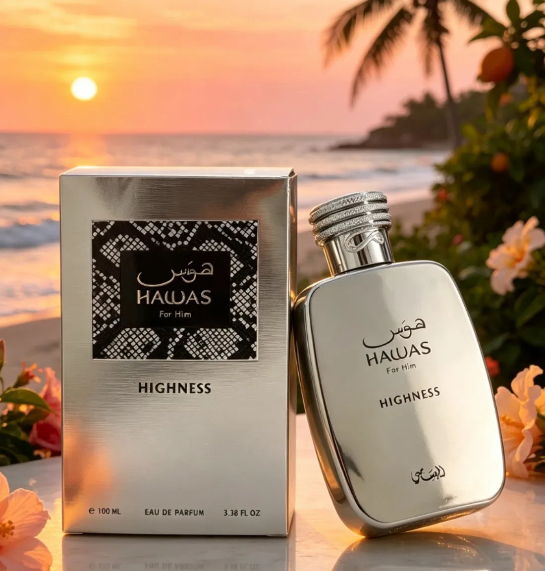 Hawas series of three neutral perfume, suitable for both men and women, 3.4oz100ml, new sale, fruity, delicious, floral+wooden fragrance, sweet, gentle, mature and charming, gift choice