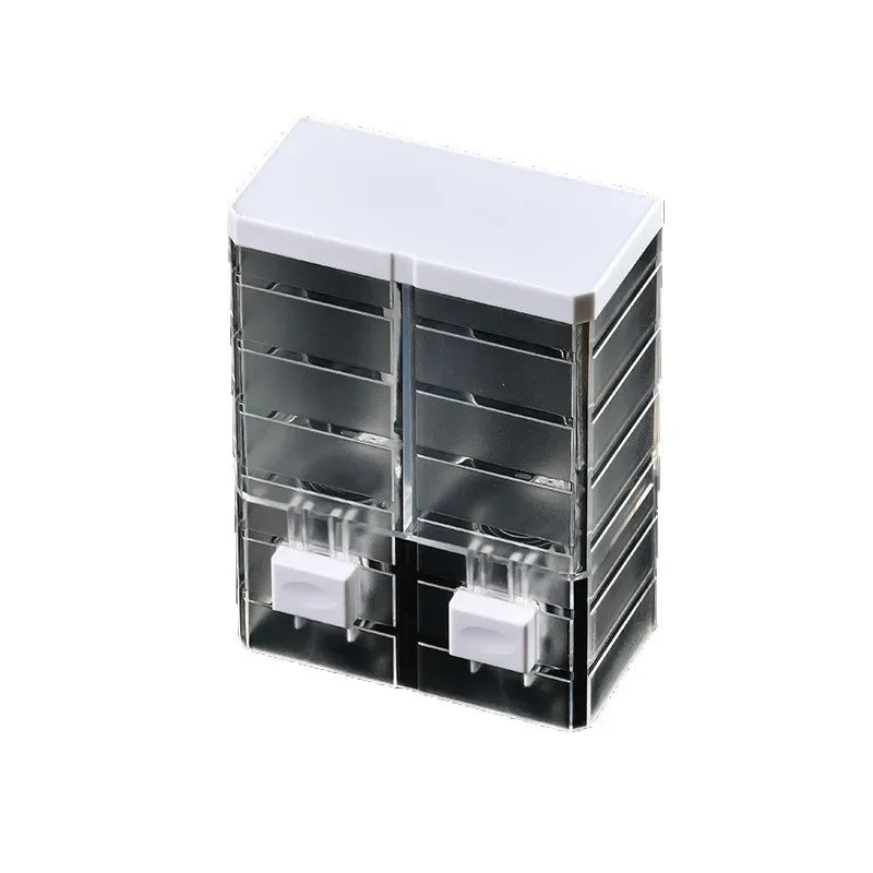 Modern Wall Mounted Soap Dispenser Touchless Kitchen Bathroom No Drilling Adhesive