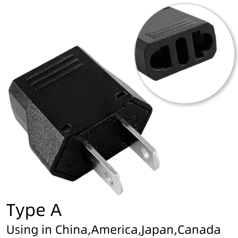 US Travel Electrical Socket EU To US Power Adapter American European Australia US AU EU Euro AC Plug Converter Outlet Socket