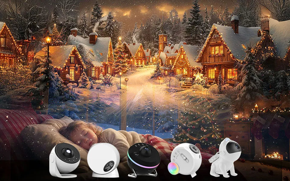Christmas Galaxy Projector Film Disc Set 6Pcs HD Projection Slides Replacement Discs for Star Projector Galaxy Projector Exclude
