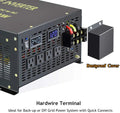 6000W Pure Sine Wave Inverter Solar Power 12V/24V/36V/48V/60V/72V DC to 110V/120V/230V/220V/240V AC Drill/Air Conditioner/Pump