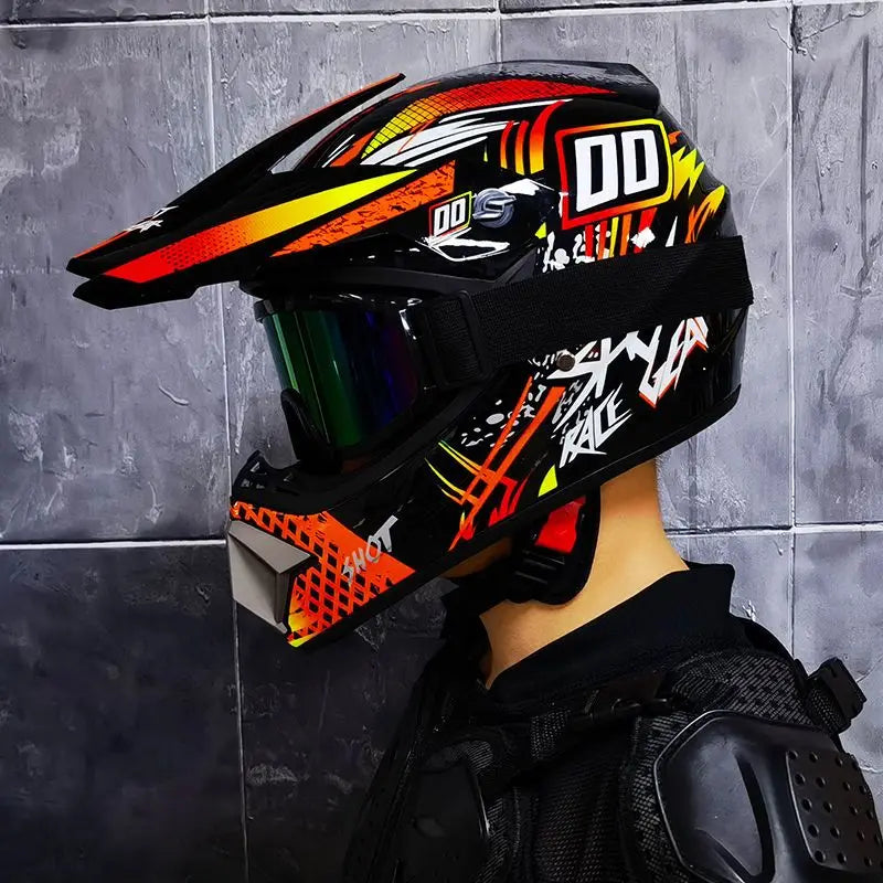 ORZ-905-Mountain bike off-road helmet, four season electric bike helmet, men's rally helmet, mountain speed reduction