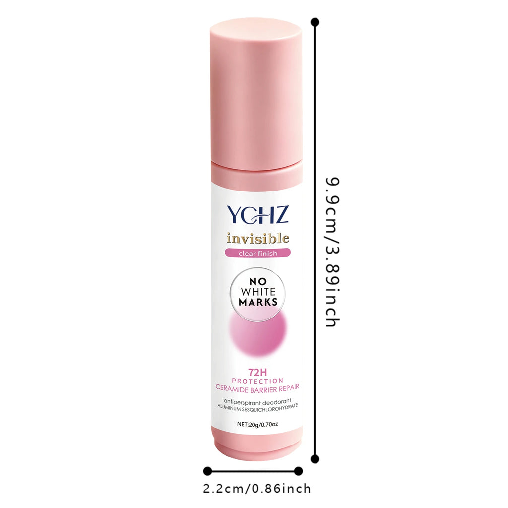 Women's Body Fragrance Deodorant Roll-On, Fresh and Gentle Grapefruit Scent, Hypoallergenic Aluminum-Free Formula, Contains Coconut Oil, Deep Cleansing, 72-Hour Deodorization, Suitable for Travel or Daily Use 20G/0.7Oz