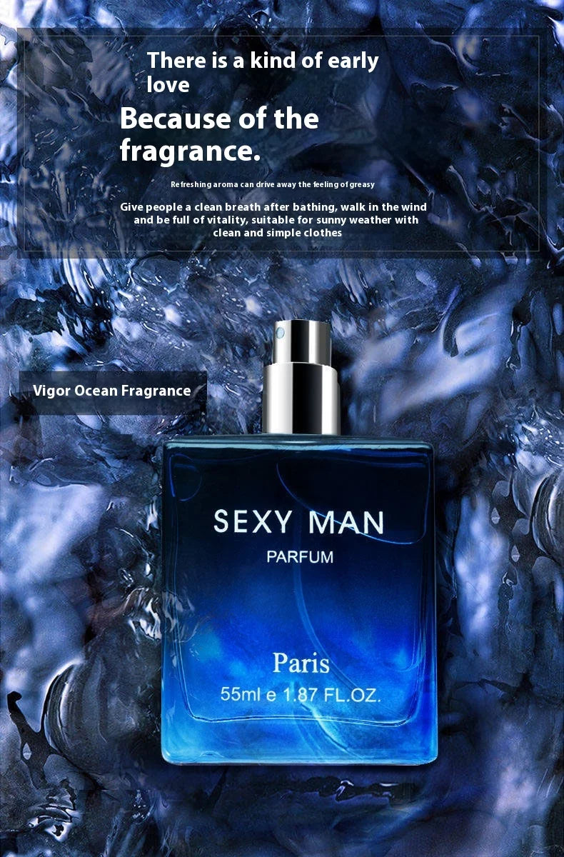 Brand Perfume Cologne Men Perfume Spray Flirting Pheromone Woody Notes Long Lasting Gentleman Attract Women Valentine's Day Gift