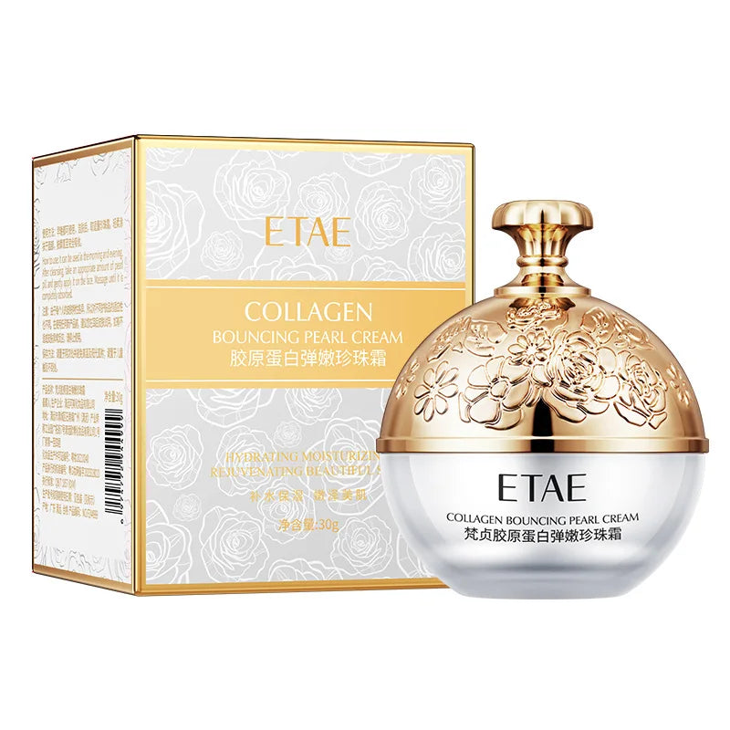 Collagen Pearl Filling Brighten Facial Cream Lifting Firming Moisturizing Korean Cream Face Cream Skin Care For Women Products