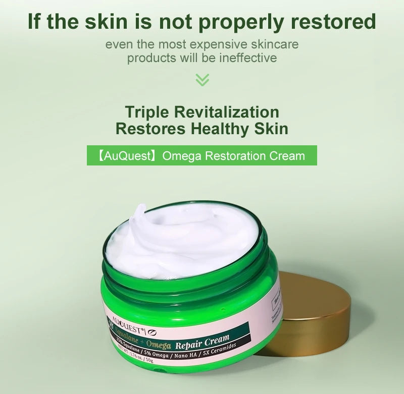 AUQUEST Niacinamide Face Cream Whitening  Moisturizing Hyaluronic Acid Smoothing Brightening Facial Cream Skin Care