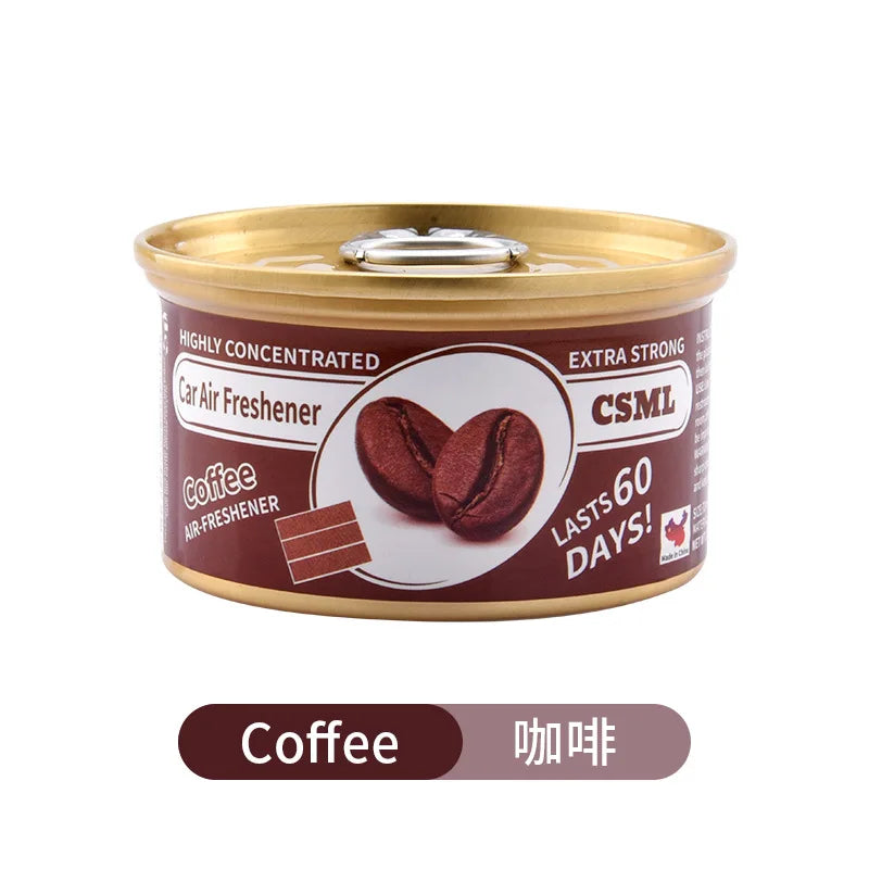 Best-selling Wooden Block Canned Car Aromatherapy Fragrance Paste Deodorizing Air Freshener High-end Solid Perfume