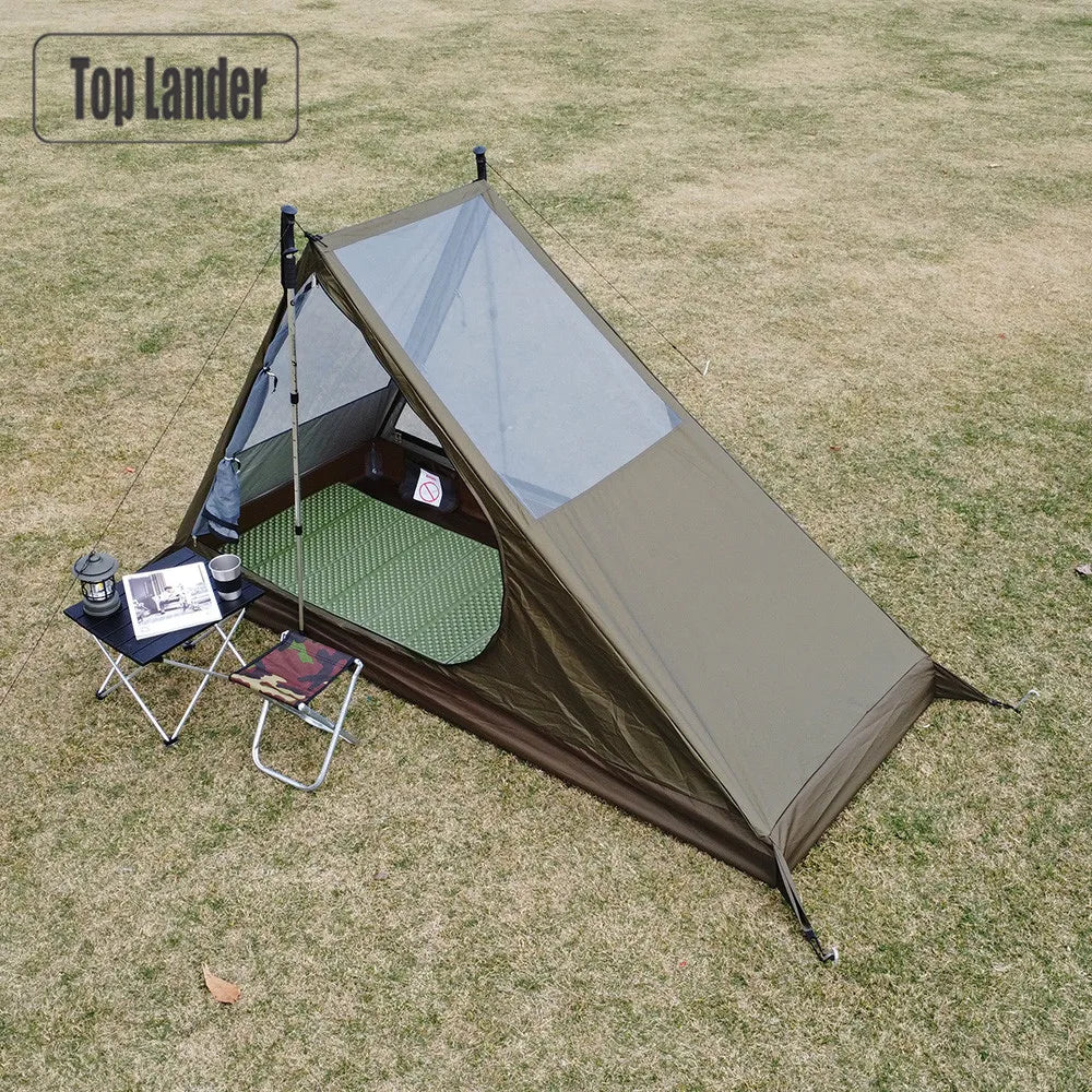 Airy 1 Mesh Tent Trekking Pole Tent Lightweight Solo Tent Camping Tarp Tent Hiking backpacking Single One Person Tent Shelter