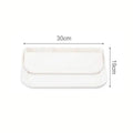 1pc Foldable Wall-mounted Shelf, For Bathroom, Toilet, Kitchen, Bedside, No Drilling Phone Storage, Wifi Router Storage