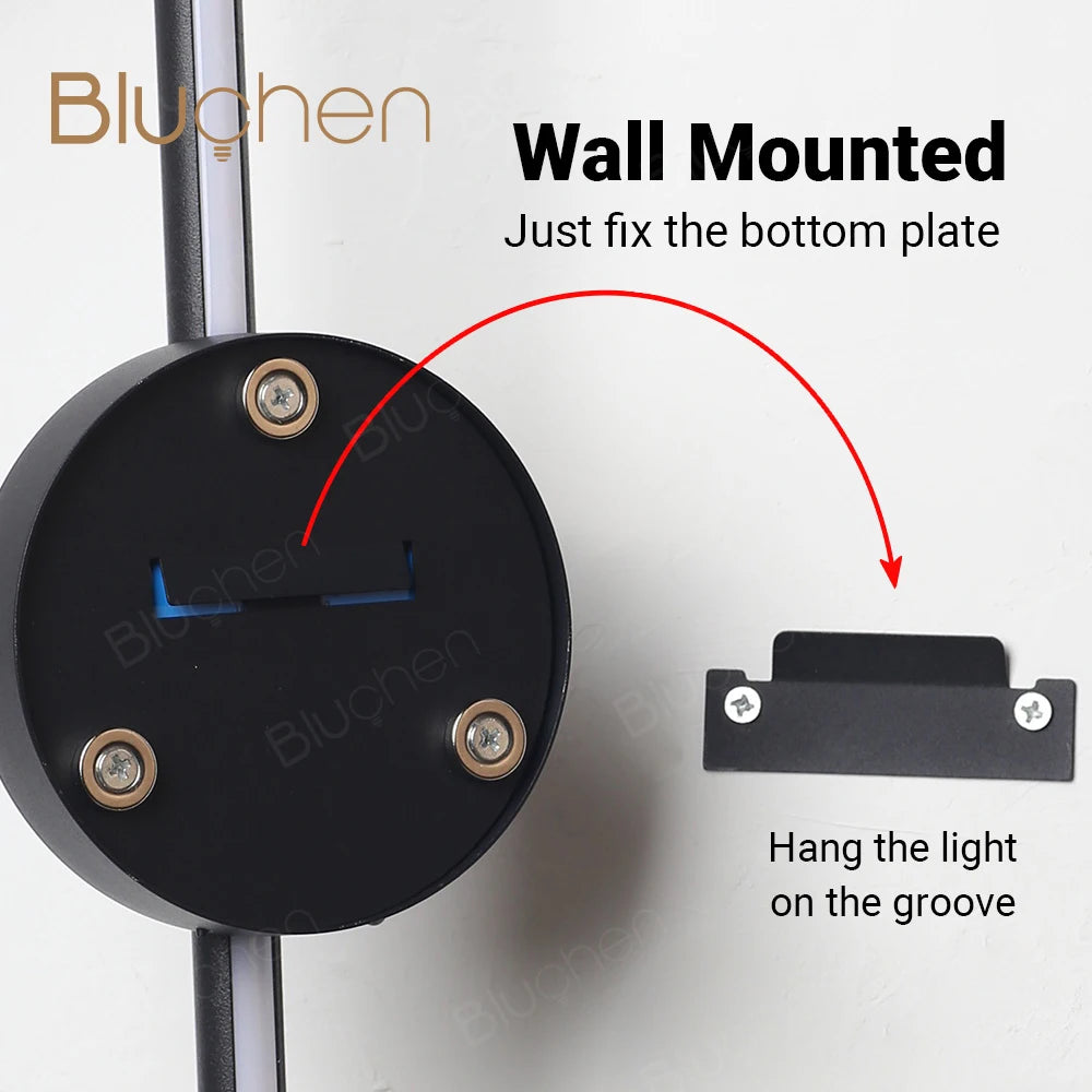 Wireless Wall Lamp Sconce Rechargeable USB-C 4400mAh battery Remote Control Dimmable LED Wall Lamp For Bedroom Living Room
