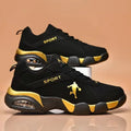 Comfortable Fashionable Men's Running Shoes Spring Outdoor Anti-slip Travel Sneakers Breathable Mesh Inner Synthetic Leather