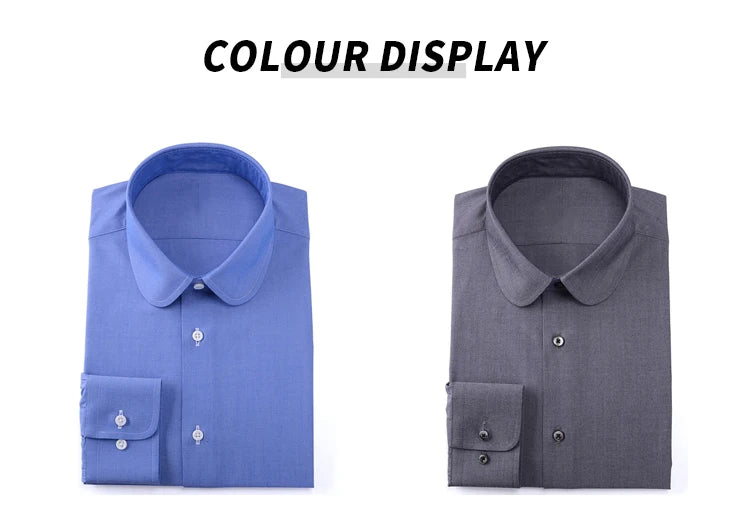custom men's shirt Eton collar slim-fit business gentleman suit mens formal shirts