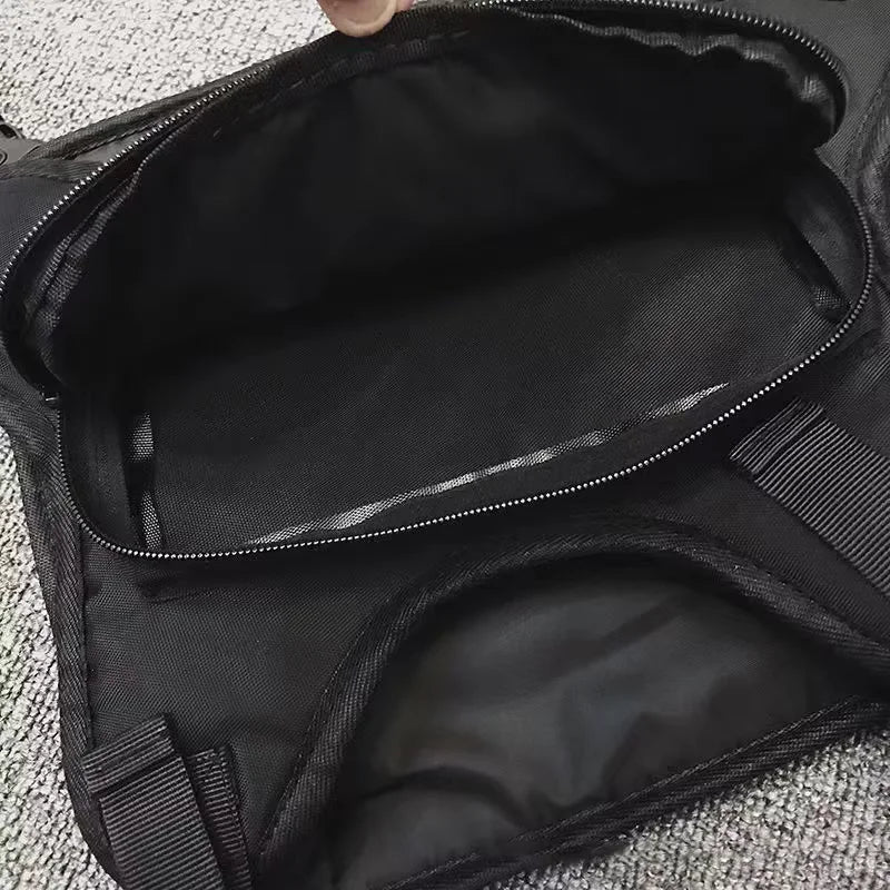 Tactical Chest Bag Outdoor Sports Vest Bag Adjustable Strap Utility Chest Pack Multi-Pocket Waist Fanny Pack for Cycling Hiking