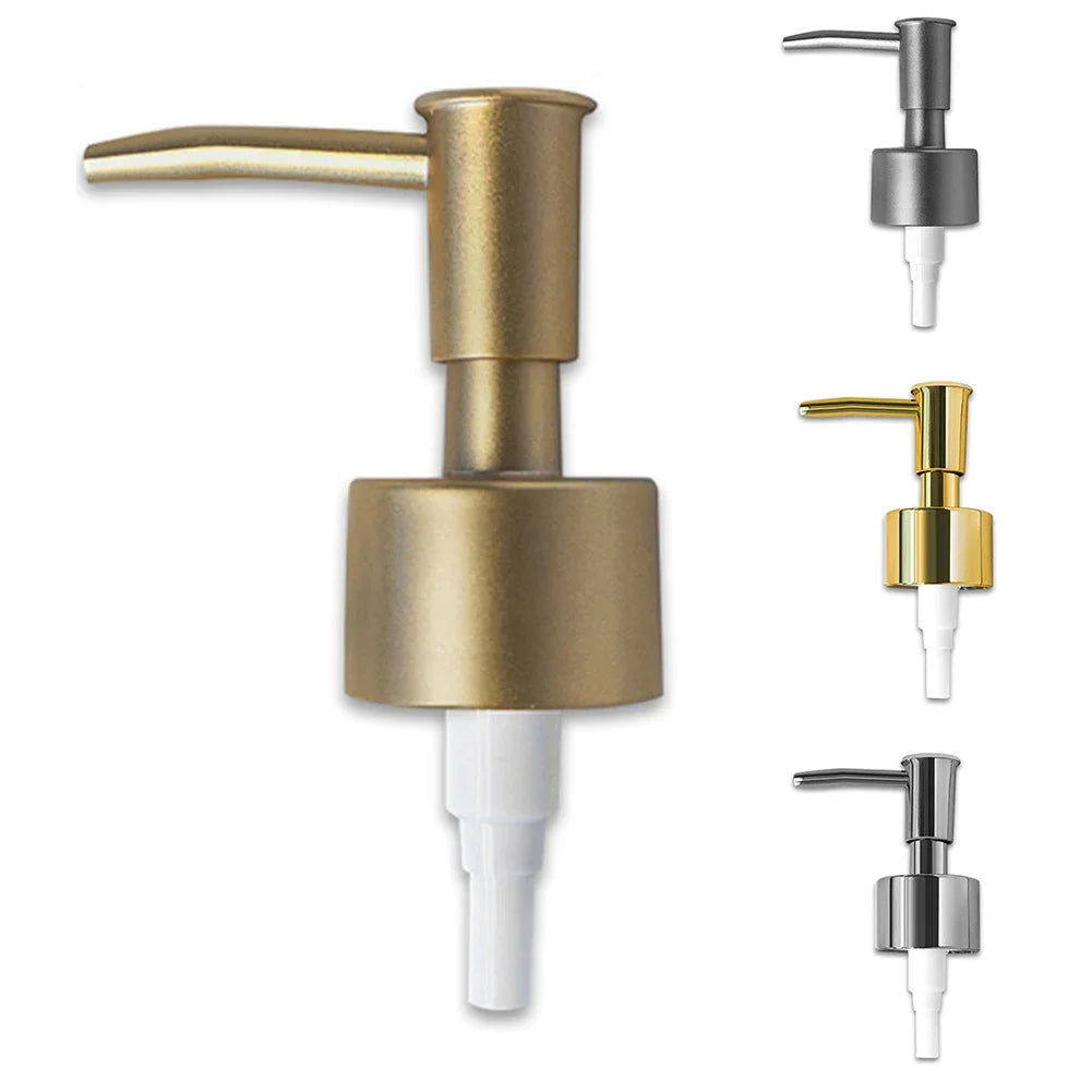 Soap Dispenser Pump Head Hand Liquid Soap Pump Kitchen Bathroom Liquid Shampoo Bottles Dispenser Replacement Head Nozzle
