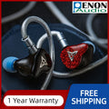 Hisenior Mega5Est Bass+ Limited Edition 2EST + 2BA +1DD Tribrid 5-Drivers Hybrid Audiophile Sub-bass IEM HiFi In-ear Earphone