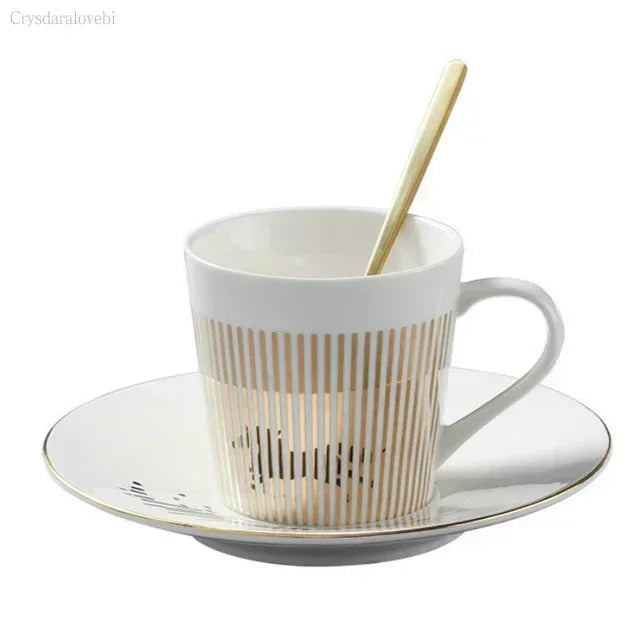 New Dynamic Mirror Reflection Cup Mug 250~300ml Home Drinkware Creative Ceramic Anamorphic Cup Coffee Tea Set Interesting Gift
