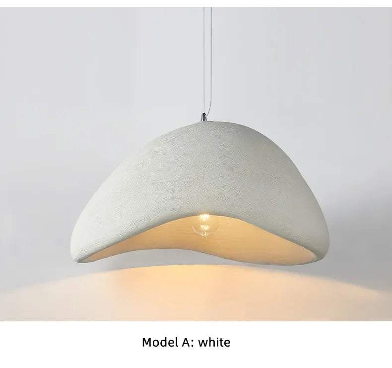 Minimalism Wabi Sabi LED Pendant Lamps For Living Dining Room Restaurant Loft Decor Hanging Chandelier Art Suspension Luminaire