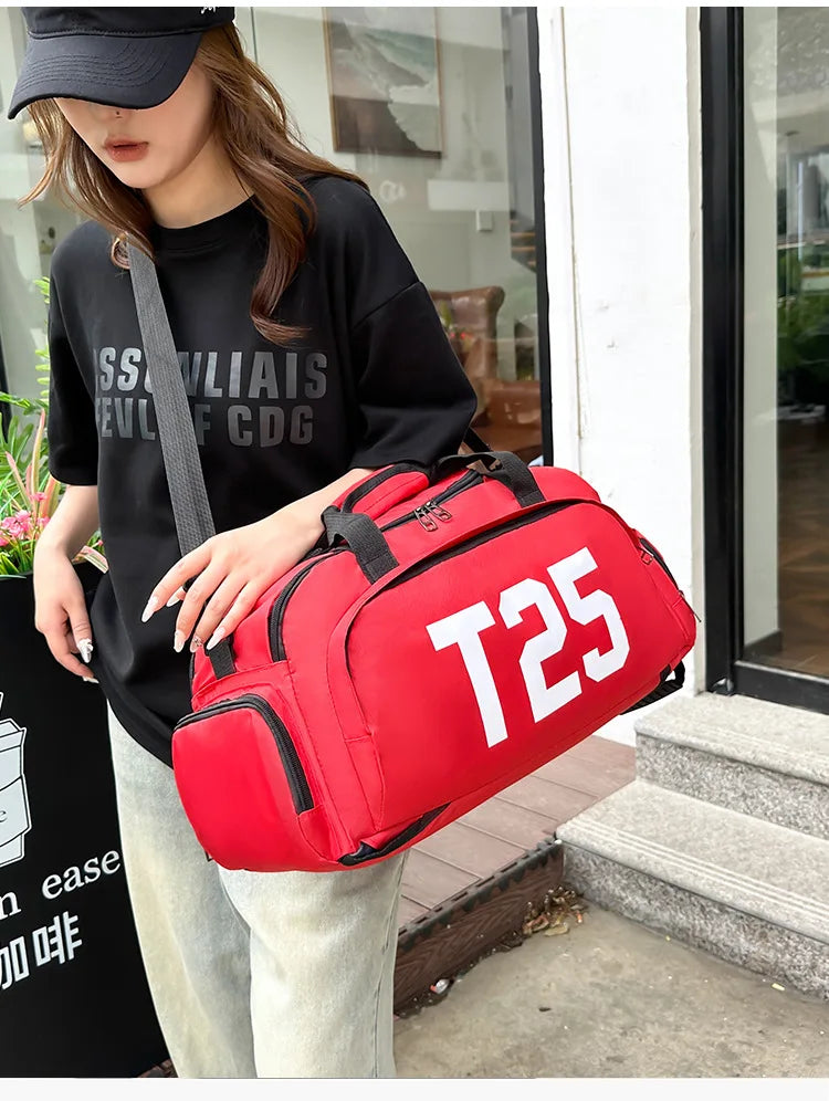 Customized Logo Fitness Bag Football Backpack Swimming Taekwondo Waterproof Backpack Luggage Bag Printed Pattern