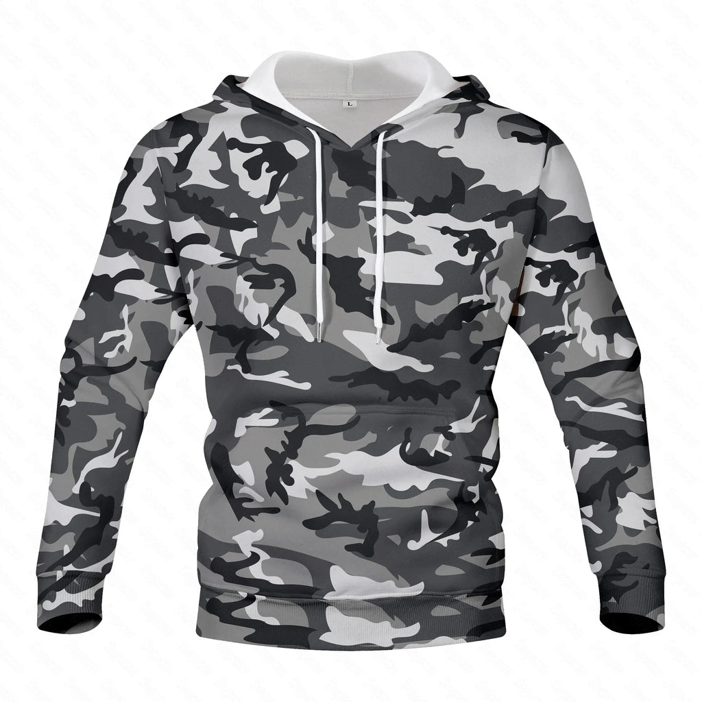 Camouflage Hoodies Men 2023 Spring Mens Military Hooded Sweatshirts Hoodie Male Street Hoody Army Green Sweatshirt Hip Hop S-4XL