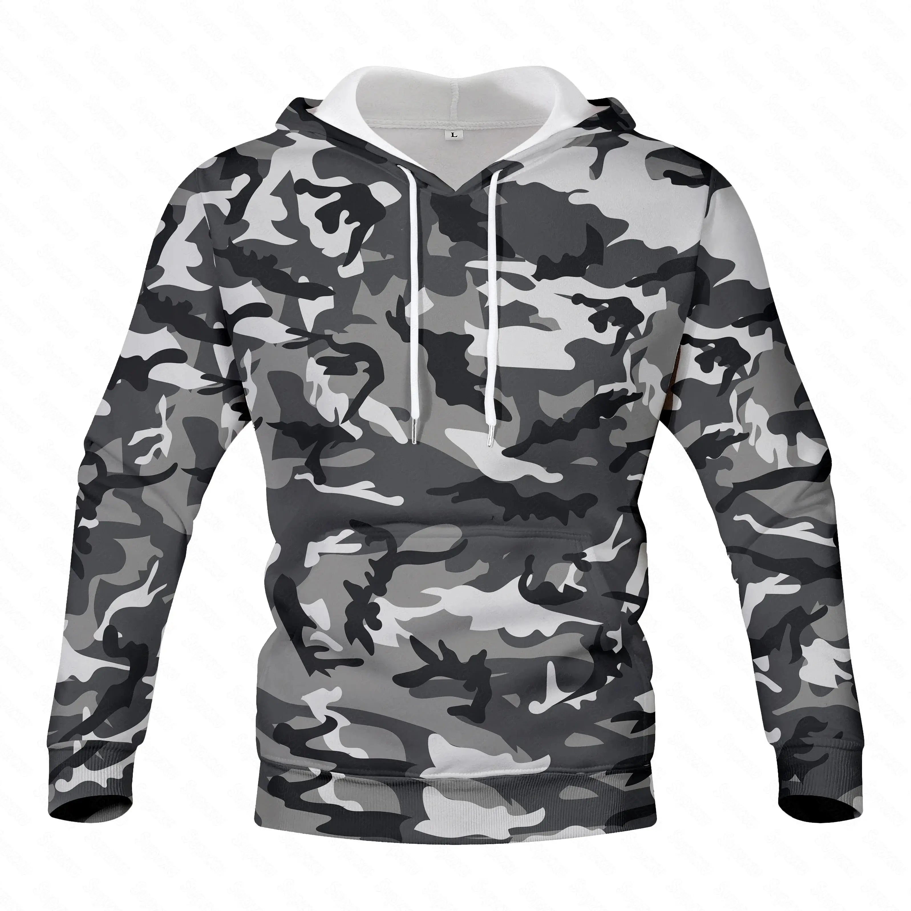 Camouflage Hoodies Men 2023 Spring Mens Military Hooded Sweatshirts Hoodie Male Street Hoody Army Green Sweatshirt Hip Hop S-4XL