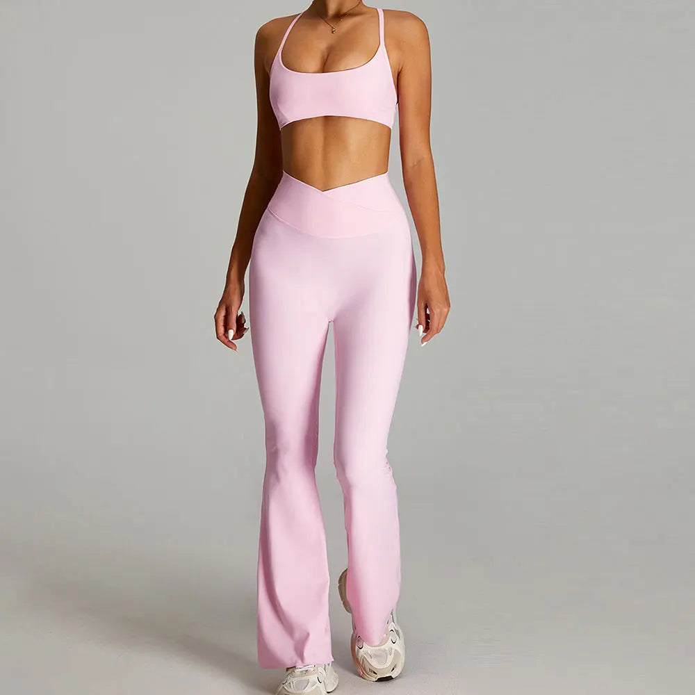 mikeyoga Women Yoga Suit 2PCS Sports Set Quick-Drying Gym Set Women Tracksuit Running Workout Short Sleeves Sports Yoga Clothing