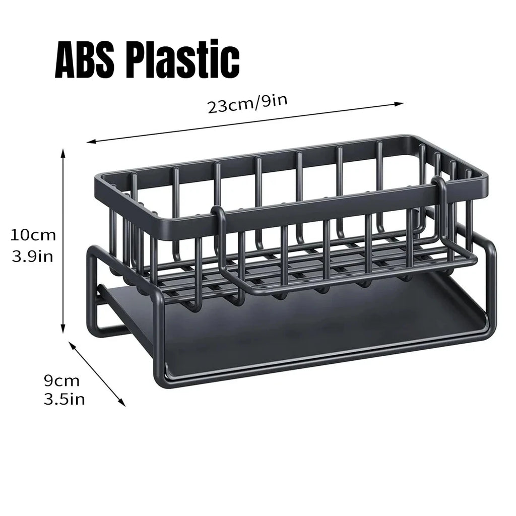 Kitchen Sink Drain Rack Organizer Sponge Storage Faucet Holder Soap Drainer Dishcloth Towel Rack Kitchen Sink Organizer