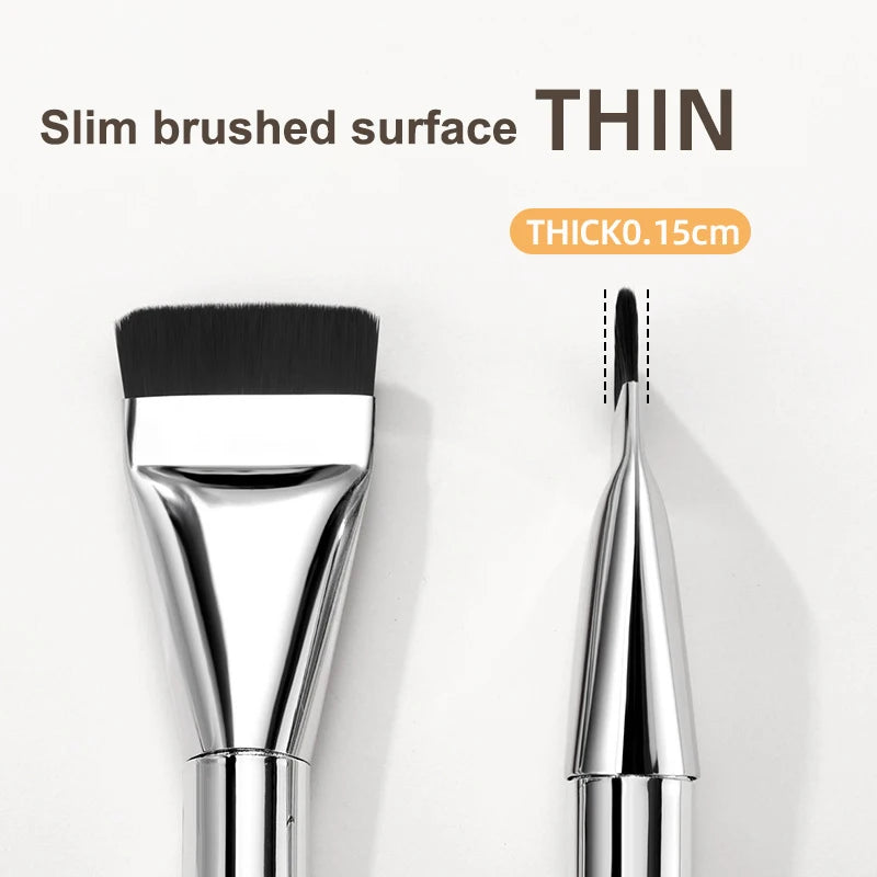 Ultra Thin Foundation Brush Lightweight Face Contour Brush Flat Contour Brush Foundation Cream Makeup Brushes Beauty