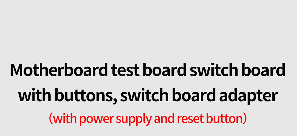 PC Power Reset Switch External Module 9Pin Motherboard Header Power LED HDD Indicator for Computer Case Test Board Repair DIY