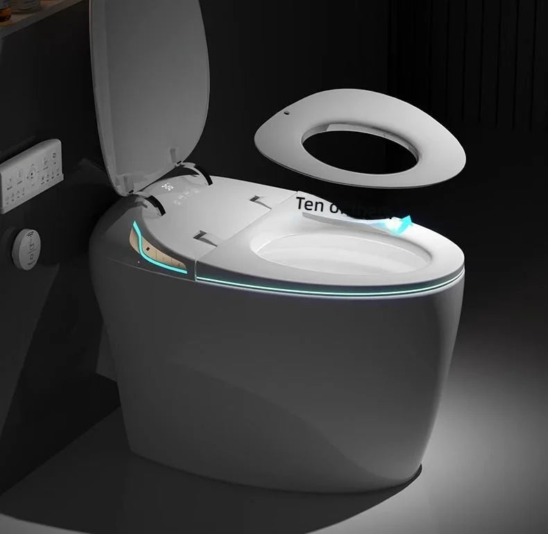 Modern Electric Bidet Smart Toilet With Remote Control Heated Seat Dual-Flush Floor Mounted Luxury Sanitary WC
